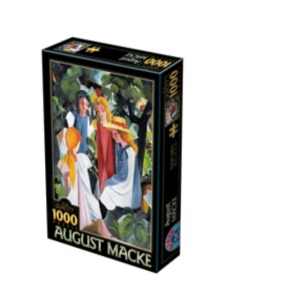 Puzzle 1000 piese August Macke - Four Girls