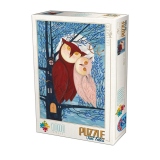 Puzzle 1000 piese Kurti Andrea - Owl Tales 1