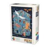 Puzzle 1000 piese Kurti Andrea - Owl Tales 2