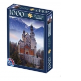 Puzzle 1000 piese Peisaje de zi - Castelul Neuschwanstein, Germania