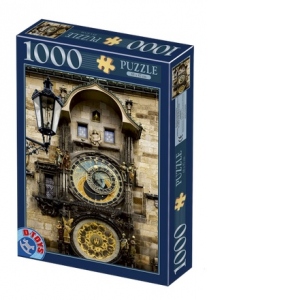 Puzzle 1000 piese Locuri Celebre - Ceasul astronomic din Praga