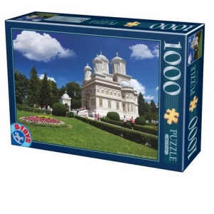 Puzzle 1000 piese - Imagini din Romania: Manastirea Curtea de Arges
