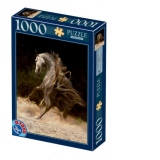 Puzzle 1000 piese - Un cal sur