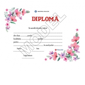 Diploma scolara 2022 - model 3