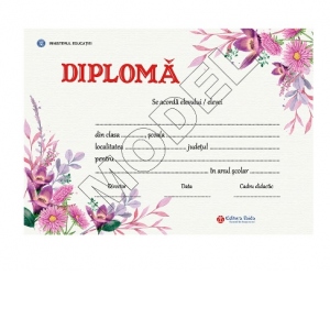 Diploma scolara  - model 4