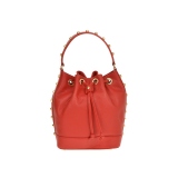 Bucket Bag Chiara Canotti leather Rosso 30x25x15.5