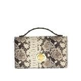 Hand Bag Antonia Moretti leather Beige 22 x14 x 5