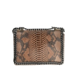 Shoulder Bag Antonia Moretti leather Fango 23 x17 x 7