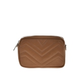 Crossbody Bag Antonia Moretti leather Fango 17X11X6.5