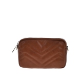 Crossbody Bag Antonia Moretti leather Marrone 17X11X6.5