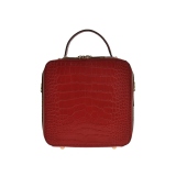 Hand Bag Chiara Canotti leather Rosso 19x19x9.5