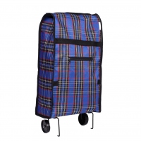 Carucior Piata Master 55x32x14 cm 1.1 kg roti pliabile albastru/negru