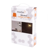 Sticker Maxtar Lampa Cu Led 70x40 cm 0.3 kg alb/ negru