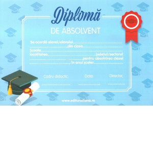 Diploma de Absolvent A4