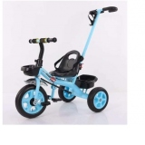Tricicleta YB cu maner - albastru