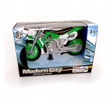 Motocicleta enduro - jucarie copii, model verde