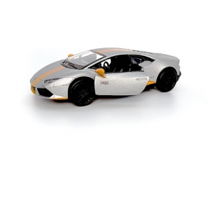 Masinuta diecast Lamborghini Huracan LP610 2014, model argintiu