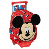 Ghiozdan cu troler clasa 0 Mickey Mouse