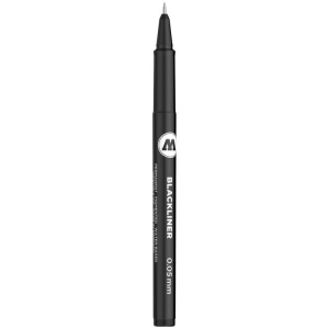 Marker Profesional Blackliner 0.05 mm, Chisel, Round
