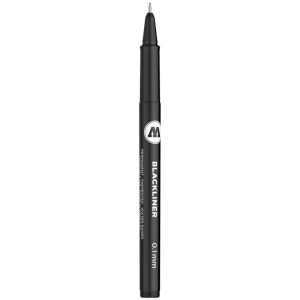 Marker Profesional Blackliner 0.1 mm, Chisel, Round