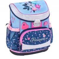 Ghiozdan neechipat Mini-Fit, dimensiune 36 x 28 x 19 cm, motiv Flower Patch 2