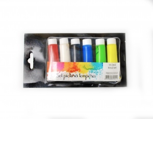 Set pictura Tempera la tub 14,2 ml, 6 culori/set