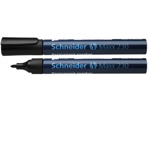 Marker permanent Schneider Maxx 230, negru
