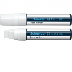 Deco Marker Schneider Maxx 260, alb