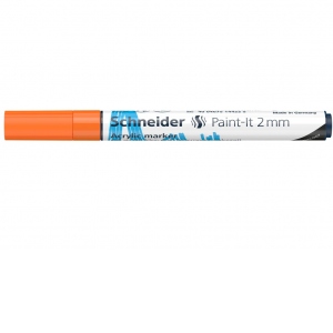 Marker cu vopsea acrilica Paint-It 310 2 mm Schneider, portocaliu