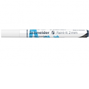 Marker cu vopsea acrilica Paint-It 310 2 mm Schneider, alb