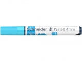 Marker cu vopsea acrilica Paint-It 320 4 mm Schneider, bleu