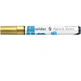 Marker cu vopsea acrilica Paint-It 320 4 mm Schneider, auriu