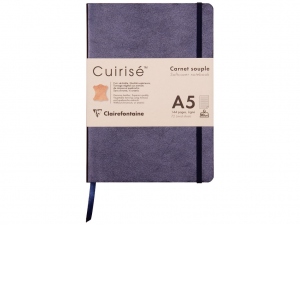 Notebook cu coperta moale din piele Cuirise, A5, Clairefontaine, Oil