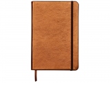 Notebook cu coperta tare din piele Cuirise, A5, Clairefontaine, Brown