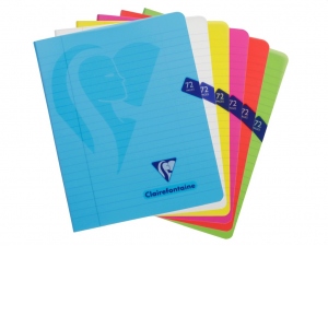Caiet capsat A5+, 36 file, Colectia Mimesys, Clairefontaine, Dictando