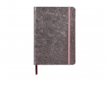 Notebook coperta tare piele, A5, 144 pagini, Clairefontaine Celeste, Pink