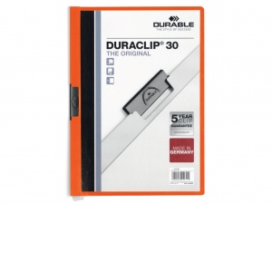 Dosar plastic Duraclip Original 30 Durable, Portocaliu
