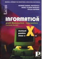 Informatica - profil matematica - informatica (varianta Pascal)  - (clasa a X-a)