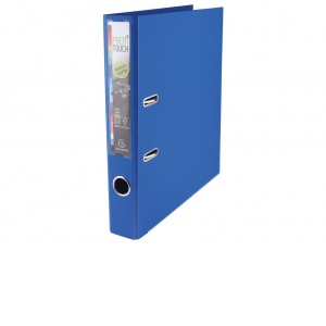 Biblioraft A4 Exacompta, PVC, 5cm, Albastru