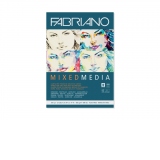 Bloc desen Mix Media, A4, fara spira, Fabriano