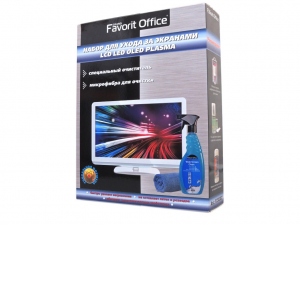 Set spray 500 ml + laveta microfibra 25 x 25 cm ecran LCD/LED, Favorit