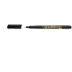 Marker ICO pentru CD/DVD Negru