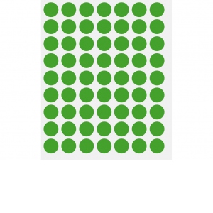 Etichete - buline color, Verde