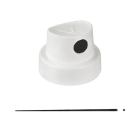 Spray cap Super Skinny white/black