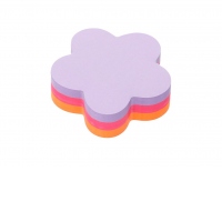 Cub notes adeziv 70 x 70 mm forme, Post-it, Floare