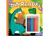 Dinozauri - carte de colorat