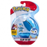 Figurine Clip' N' Go, Piplup + Dive Ball