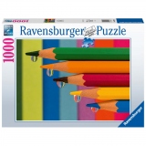 Puzzle Creioane Colorate, 1000 Piese