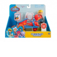 Set figurina cu dinozaur, Dino Ranch, Blitz si Chariot, Feature Vehicle, DNR0010