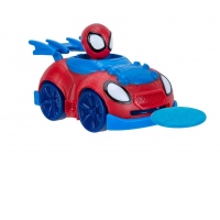 Figurina Spidey, cu masinuta, Little Vehicle, SNF0008